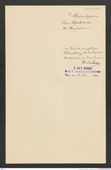 k.k. naturhistorisches Hofmuseum, Intendanzakten 1885-1896 (Hauer), Aktenzahl Z.462/1890, Seite 2